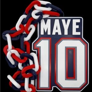 Drake Maye Patriots chain